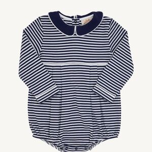 NWT Beaufort Bonnet Company Long Sleeve Bradford Bubble in Navy Stripe!